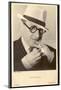 Sacha Guitry French Actor and Playwright, Lighting a Cigarette-null-Mounted Photographic Print