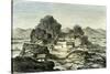 Sachaca Village 1869, Peru-null-Stretched Canvas