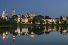 Novodevichy Convent at Night.-Sachkov-Stretched Canvas