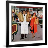 "Sack Full of Trouble", April 14, 1956-Richard Sargent-Framed Giclee Print