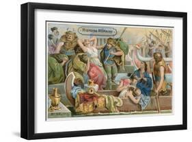 Sack of Rome by the Vandals, 455-null-Framed Giclee Print