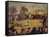 Sack Race, Italy, 19th Century-null-Framed Stretched Canvas