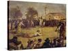 Sack Race, Italy, 19th Century-null-Stretched Canvas