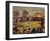 Sack Race, Italy, 19th Century-null-Framed Giclee Print