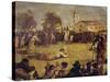 Sack Race, Italy, 19th Century-null-Stretched Canvas