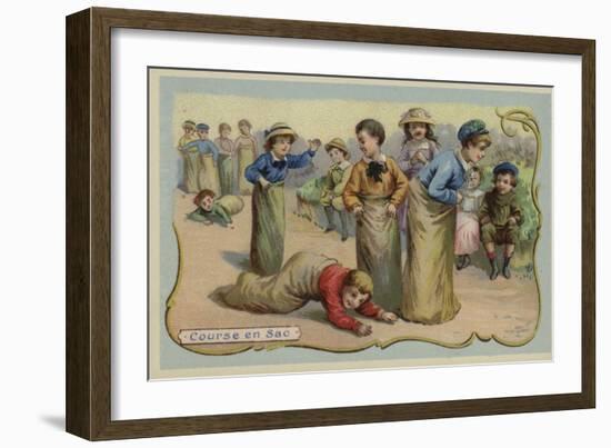 Sack Race-null-Framed Giclee Print