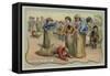 Sack Race-null-Framed Stretched Canvas