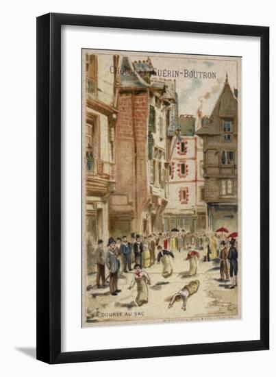 Sack Race-null-Framed Premium Giclee Print