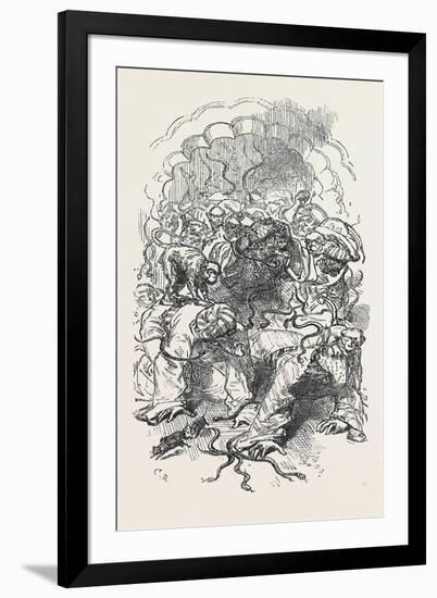 Sacks of Feathers Were Emptied Upon Them Then a Sackful of Live Rats Succeeded by a Dozen Monkeys a-null-Framed Giclee Print
