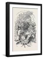 Sacks of Feathers Were Emptied Upon Them Then a Sackful of Live Rats Succeeded by a Dozen Monkeys a-null-Framed Giclee Print