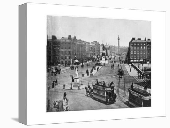 Sackville Street, Dublin, Late 19th Century-John L Stoddard-Stretched Canvas