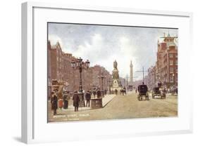 Sackville Street, Dublin, Via Holyhead-null-Framed Photographic Print