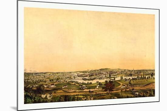 Saco, and Biddeford, Me, Between 1850 and 1870-null-Mounted Giclee Print