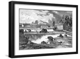 Saco Falls, Maine-null-Framed Art Print