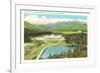 Saco Lake, Mt. Washington Hotel, New Hampshire-null-Framed Premium Giclee Print