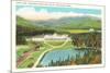 Saco Lake, Mt. Washington Hotel, New Hampshire-null-Mounted Premium Giclee Print