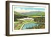 Saco Lake, Mt. Washington Hotel, New Hampshire-null-Framed Art Print
