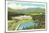 Saco Lake, Mt. Washington Hotel, New Hampshire-null-Mounted Art Print