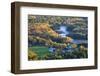 Saco River and the Mt Washington Valley, North Conway, New Hampshire-Jerry & Marcy Monkman-Framed Photographic Print