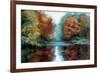 Saco River-Esther Engelman-Framed Art Print