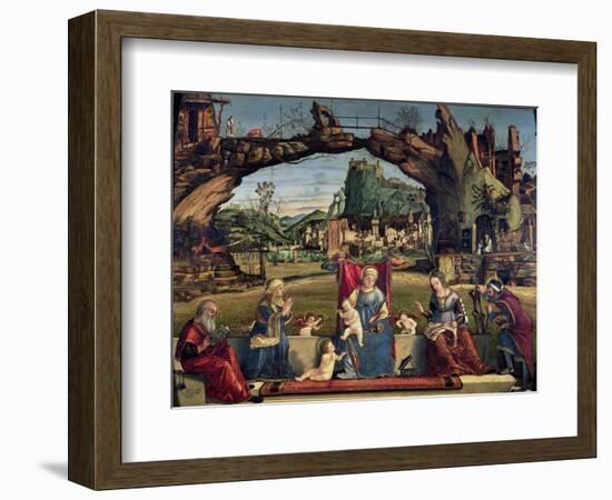 Sacra Conversazione, c.1500-Vittore Carpaccio-Framed Giclee Print