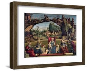 Sacra Conversazione, c.1500-Vittore Carpaccio-Framed Giclee Print