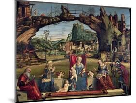 Sacra Conversazione, c.1500-Vittore Carpaccio-Mounted Giclee Print