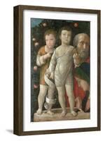 Sacra Familia, or Holy Family with Saint John-Andrea Mantegna-Framed Giclee Print