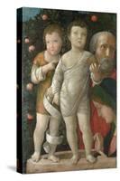 Sacra Familia, or Holy Family with Saint John-Andrea Mantegna-Stretched Canvas