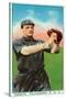 Sacramento, CA, Sacramento Pacific Coast League, Danzig, Baseball Card-Lantern Press-Stretched Canvas