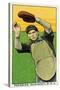 Sacramento, CA, Sacramento Pacific Coast League, Fournier, Baseball Card-Lantern Press-Stretched Canvas