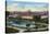 Sacramento, California - Panoramic View of Sutter's Fort-Lantern Press-Stretched Canvas