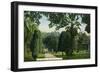 Sacramento, California - Scenic View in City Plaza-Lantern Press-Framed Art Print