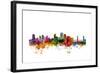 Sacramento California Skyline-Michael Tompsett-Framed Art Print