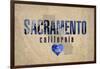 Sacramento-Red Atlas Designs-Framed Giclee Print