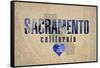 Sacramento-Red Atlas Designs-Framed Stretched Canvas