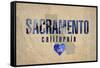 Sacramento-Red Atlas Designs-Framed Stretched Canvas