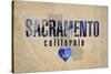 Sacramento-Red Atlas Designs-Stretched Canvas