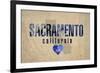 Sacramento-Red Atlas Designs-Framed Giclee Print