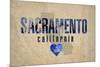 Sacramento-Red Atlas Designs-Mounted Giclee Print