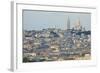 Sacre Coeur and Montmartre Seen from Arc De Triomphe. Paris. France-Tom Norring-Framed Photographic Print