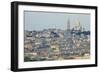 Sacre Coeur and Montmartre Seen from Arc De Triomphe. Paris. France-Tom Norring-Framed Photographic Print