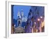 Sacre Coeur and Notre Dame de Lorette, Paris, France-Walter Bibikow-Framed Photographic Print