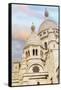 Sacre-Coeur At Sunset-Cora Niele-Framed Stretched Canvas