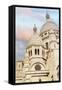 Sacre-Coeur At Sunset-Cora Niele-Framed Stretched Canvas