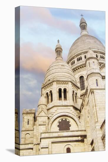 Sacre-Coeur At Sunset-Cora Niele-Stretched Canvas