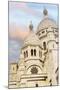 Sacre-Coeur At Sunset-Cora Niele-Mounted Giclee Print