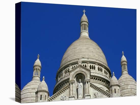 Sacre Coeur Basilica, High Section, Montmartre, Paris, France-Neale Clarke-Stretched Canvas