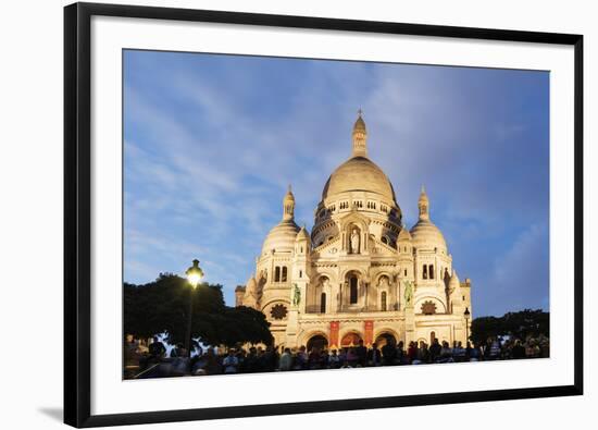 Sacre Coeur Basilica, Montmartre, Paris, France, Europe-Christian Kober-Framed Photographic Print