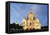 Sacre Coeur Basilica, Montmartre, Paris, France, Europe-Christian Kober-Framed Stretched Canvas